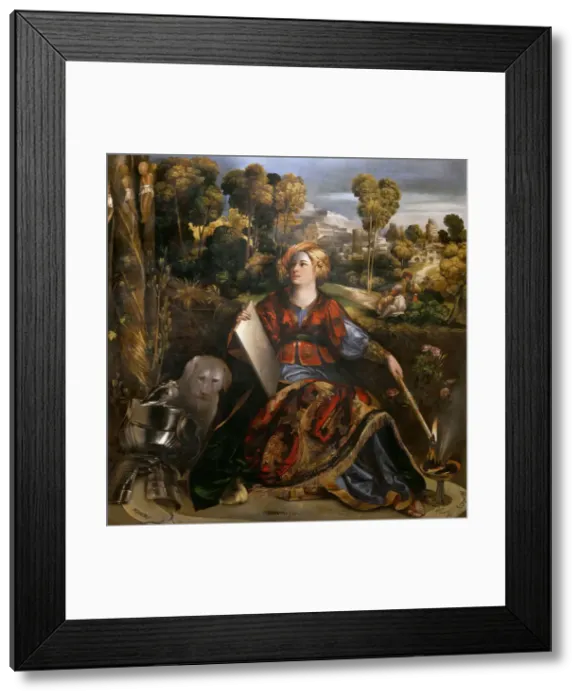 Framed Print : The sorceress Melissa, ca 1521-1525 Framed Print : The sorceress Melissa, ca 1521-1525