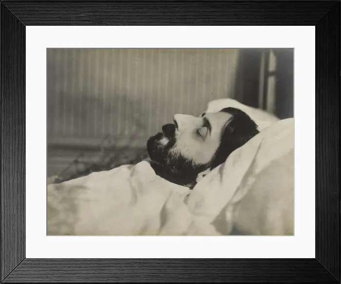 Framed Print : Marcel Proust on his deathbed, 1922 Framed Print : Marcel Proust on his deathbed, 1922