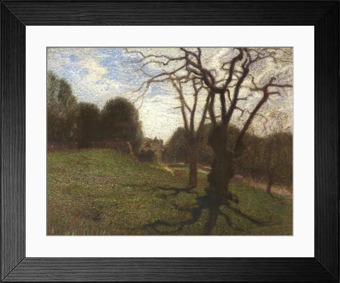 Framed Print : Trees and clouds at Villa Borghese, 1906 Framed Print : Trees and clouds at Villa Borghese, 1906