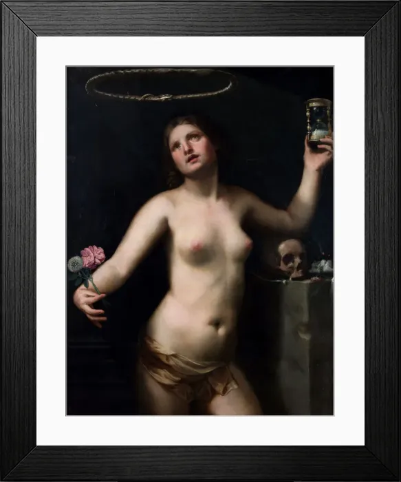 Framed Print : Allegoria del Tempo (Allegory of Time), c1650 Framed Print : Allegoria del Tempo (Allegory of Time), c1650