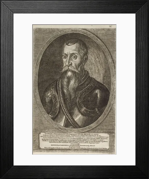 Framed Print : Jerzy (George) Radziwill (1480-1541). From: Icones Familiae Ducalis Radivilianae, 1758 Framed Print : Jerzy (George) Radziwill (1480-1541). From: Icones Familiae Ducalis Radivilianae, 1758