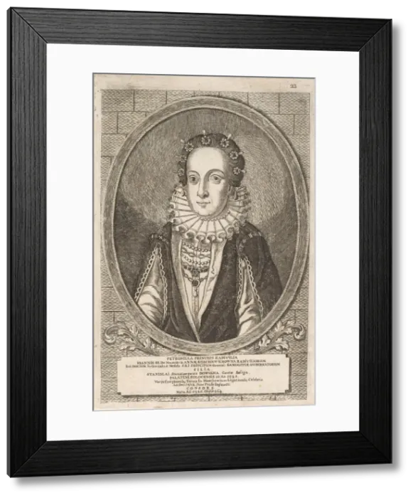 Framed Print : Petronela Radziwill (Dowojno). From: Icones Familiae Ducalis Radivilianae, 1758 Framed Print : Petronela Radziwill (Dowojno). From: Icones Familiae Ducalis Radivilianae, 1758