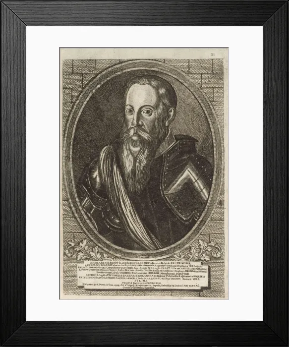 Framed Print : Mikolaj the Red Radziwill (1512-1584), Grand Lithuanian Hetman. From Framed Print : Mikolaj the Red Radziwill (1512-1584), Grand Lithuanian Hetman. From