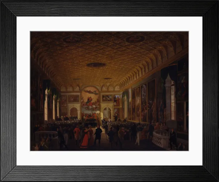 Framed Print : Commemoration of Canova in the Scuola Grande della Carita, 1824 Framed Print : Commemoration of Canova in the Scuola Grande della Carita, 1824