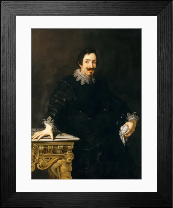 Framed Print : Portrait of Marcello Sacchetti (1586-1629), c1626 Framed Print : Portrait of Marcello Sacchetti (1586-1629), c1626