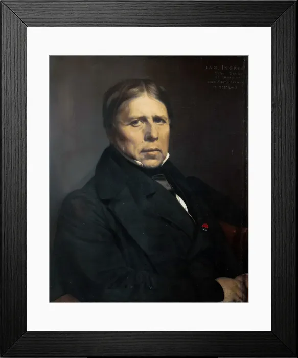 Framed Print : Self-Portrait, 1858 Framed Print : Self-Portrait, 1858