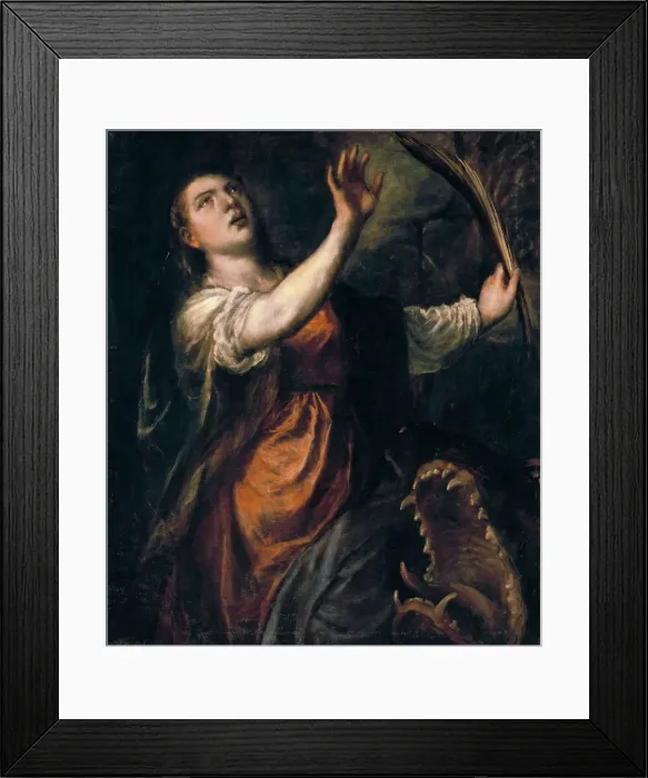 Framed Print : Saint Margaret, c1570 Framed Print : Saint Margaret, c1570