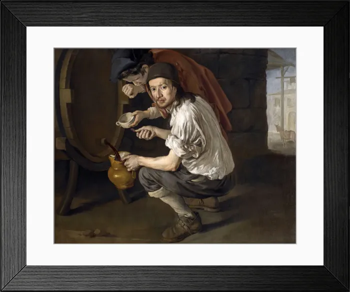 Framed Print : Gli spillatori di vino (Wine Tapping) Framed Print : Gli spillatori di vino (Wine Tapping)