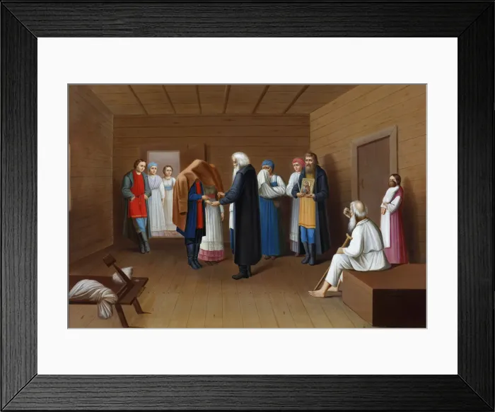 Framed Print : An engagement, Mid of the 19th century Framed Print : An engagement, Mid of the 19th century