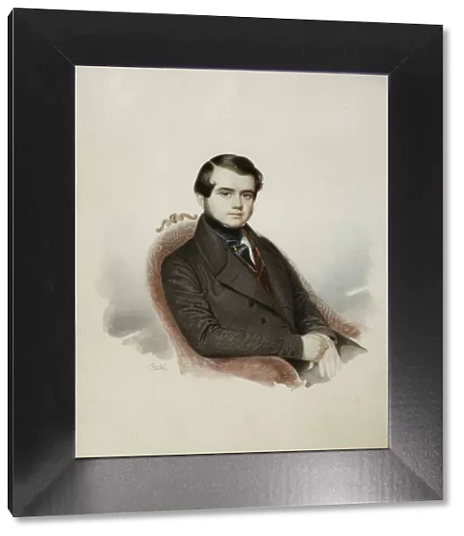 Portrait of the writer Count Vladimir Alexandrovich Sollogub (1813-1882), 1840s