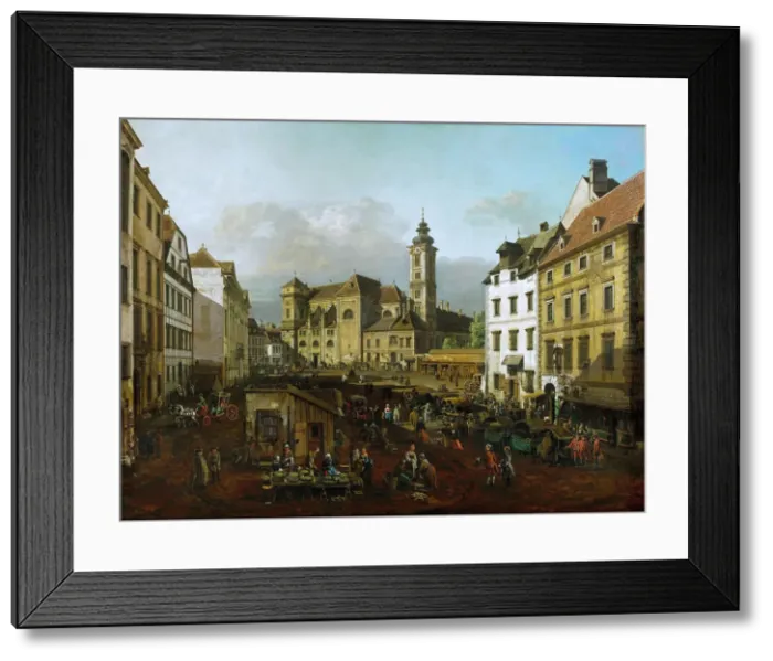 Framed Print : Freyung in Vienna, View from the southeast, 1759-1760 Framed Print : Freyung in Vienna, View from the southeast, 1759-1760