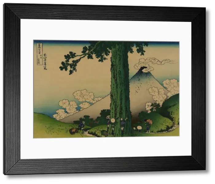 Framed Print : Mishima Pass in Kai Province (from a Series 36 Views of Mount Fuji ), 1830-1833 Framed Print : Mishima Pass in Kai Province (from a Series 36 Views of Mount Fuji ), 1830-1833