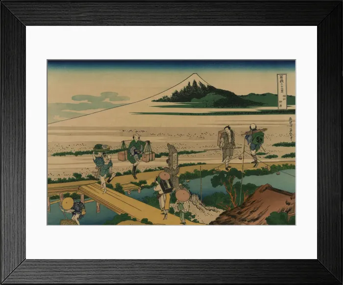 Framed Print : Nakahara in the Sagami province (from a Series 36 Views of Mount Fuji ), 1830-1833 Framed Print : Nakahara in the Sagami province (from a Series 36 Views of Mount Fuji ), 1830-1833