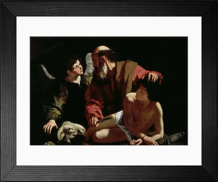 Framed Print : Abraham Sacrificing Isaac, ca 1597-1599 Framed Print : Abraham Sacrificing Isaac, ca 1597-1599