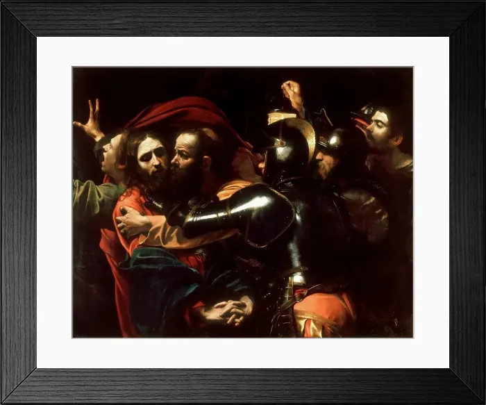 Framed Print : The Taking of Christ, 1602 Framed Print : The Taking of Christ, 1602