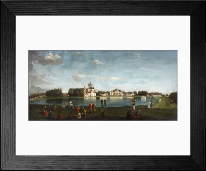 Framed Print : View of the Ostankino Estate, 1833 Framed Print : View of the Ostankino Estate, 1833