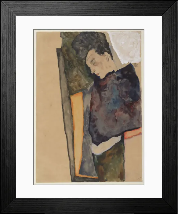 Framed Print : The Artists Mother Sleeping, 1911 Framed Print : The Artists Mother Sleeping, 1911