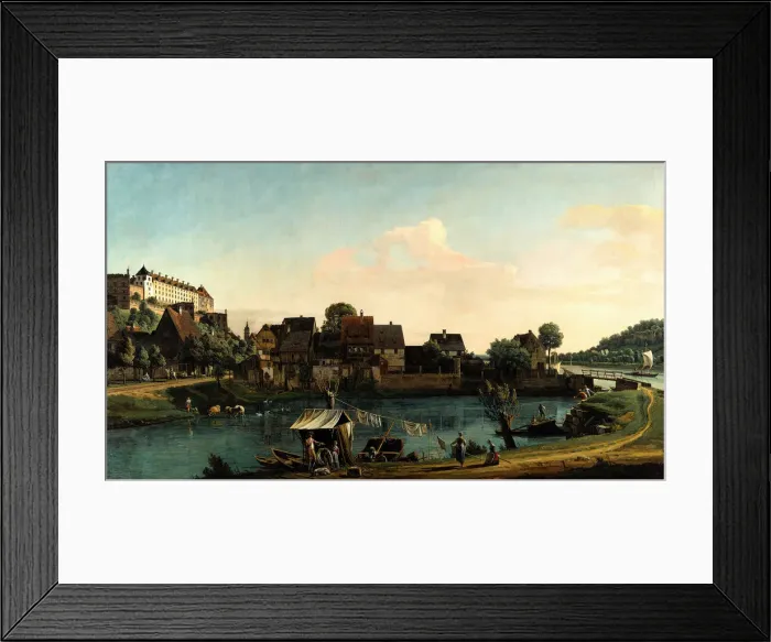 Framed Print : Pirna Seen from the Harbour Town, 1753-1754 Framed Print : Pirna Seen from the Harbour Town, 1753-1754