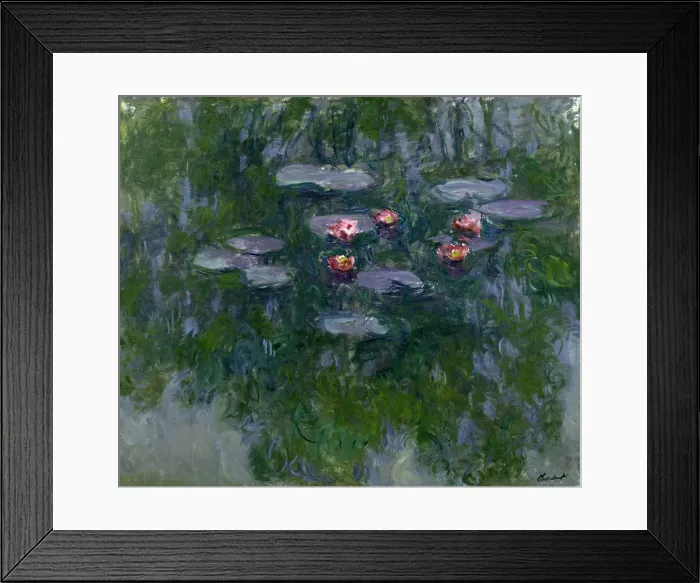 Framed Print : Nympheas, 1916-1919 Framed Print : Nympheas, 1916-1919