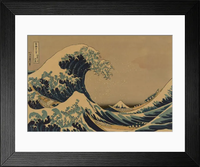 Framed Print : The Great Wave off the Coast of Kanagawa (from a Series 36 Views of Mount Fuji ) Framed Print : The Great Wave off the Coast of Kanagawa (from a Series 36 Views of Mount Fuji )