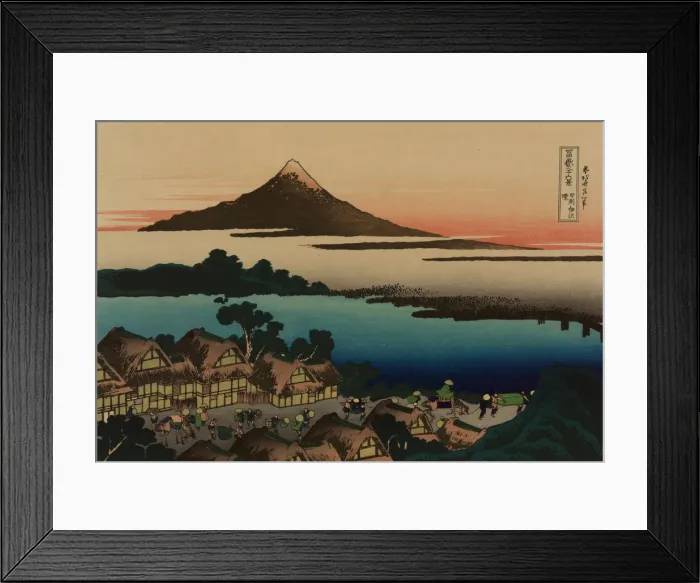 Framed Print : Dawn at Isawa in the Kai province (from a Series 36 Views of Mount Fuji ), 1830-1833 Framed Print : Dawn at Isawa in the Kai province (from a Series 36 Views of Mount Fuji ), 1830-1833