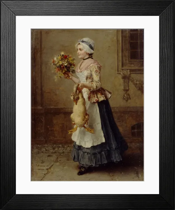 Framed Print : With congratulations, 1877 Framed Print : With congratulations, 1877