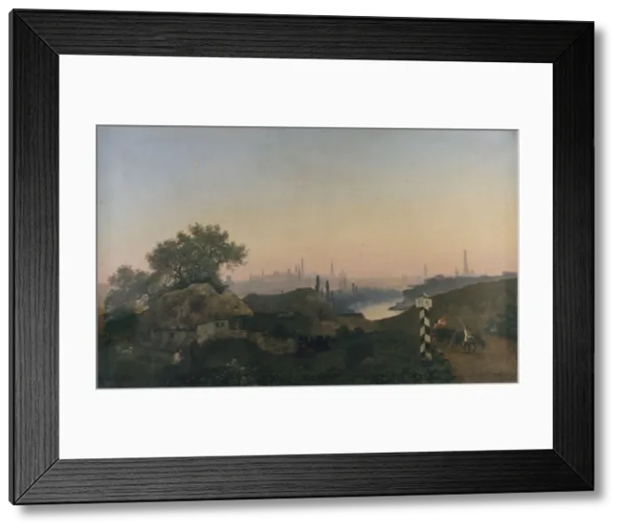 Framed Print : View of Moscow from the Sparrow Hills, 1853 Framed Print : View of Moscow from the Sparrow Hills, 1853