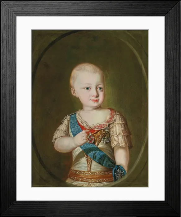 Framed Print : Portrait of Grand Duke Constantine Pavlovich of Russia (1779-1831) as child Framed Print : Portrait of Grand Duke Constantine Pavlovich of Russia (1779-1831) as child