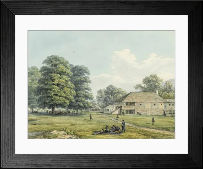 Framed Print : House of Prince Dadiani in Mingrelia, 1833 Framed Print : House of Prince Dadiani in Mingrelia, 1833