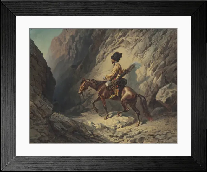Framed Print : Caucasian rider Framed Print : Caucasian rider