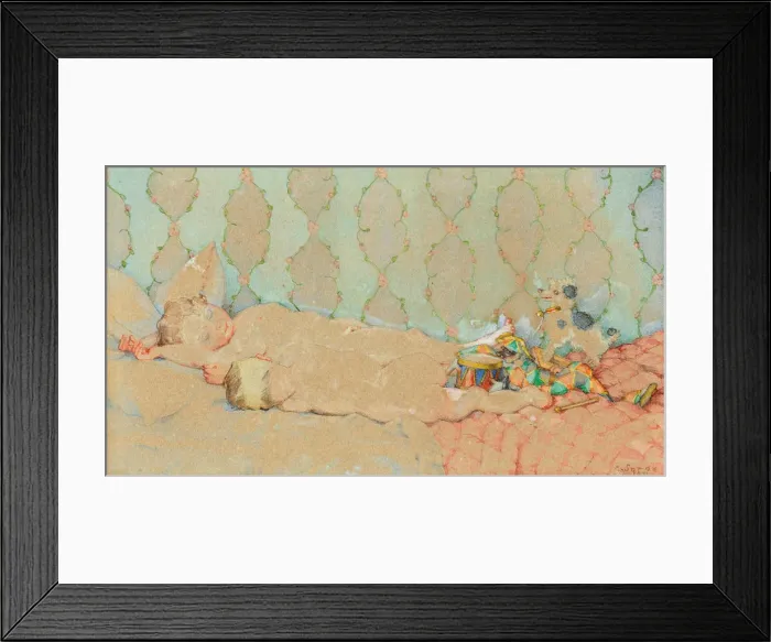 Framed Print : Afternoon nap, 1931 Framed Print : Afternoon nap, 1931