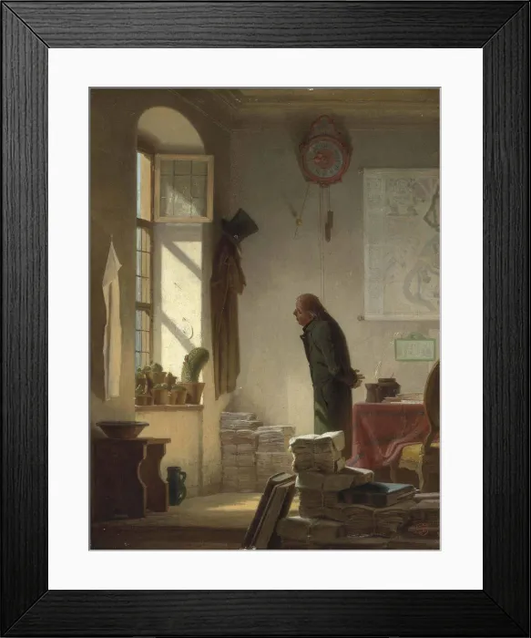Framed Print : The Cactus Enthusiast, ca 1860 Framed Print : The Cactus Enthusiast, ca 1860