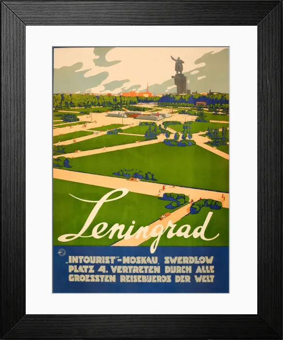 Framed Print : Leningrad - Intourist, Early 1930s Framed Print : Leningrad - Intourist, Early 1930s