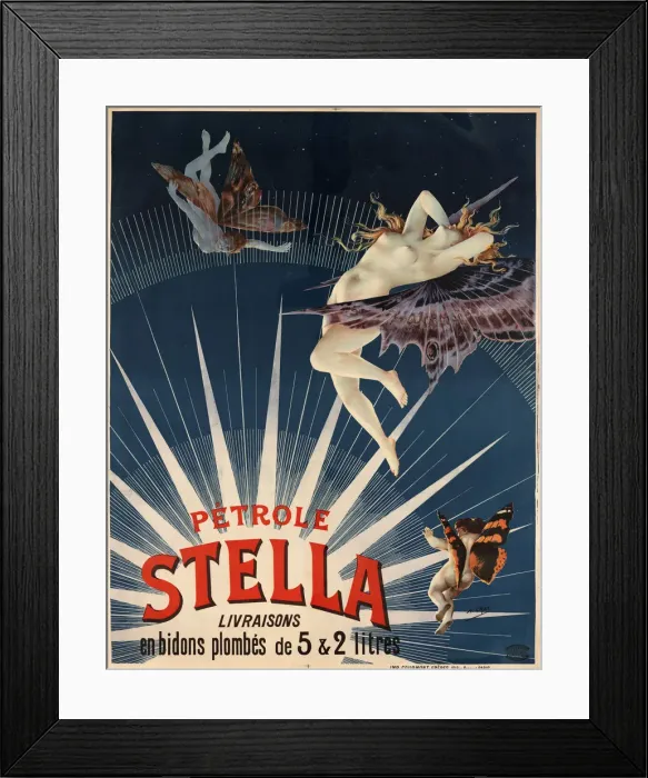 Framed Print : Petrole Stella (Stella gasoline), 1897 Framed Print : Petrole Stella (Stella gasoline), 1897