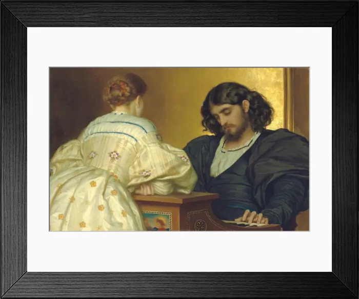 Framed Print : Golden Hours, ca 1864 Framed Print : Golden Hours, ca 1864