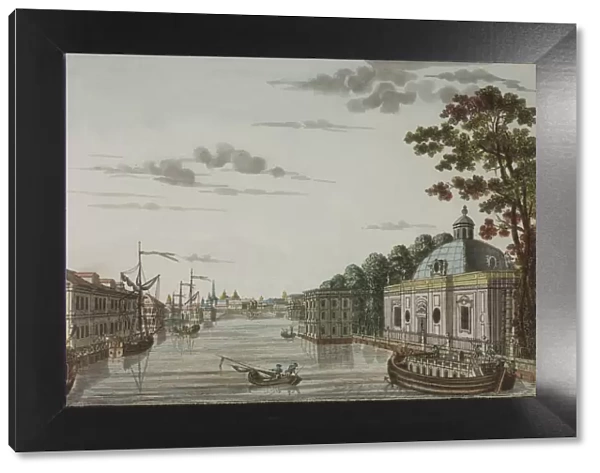 Fontanka River at the Summer Garden in Saint Petersburg, Between 1792 and 1820