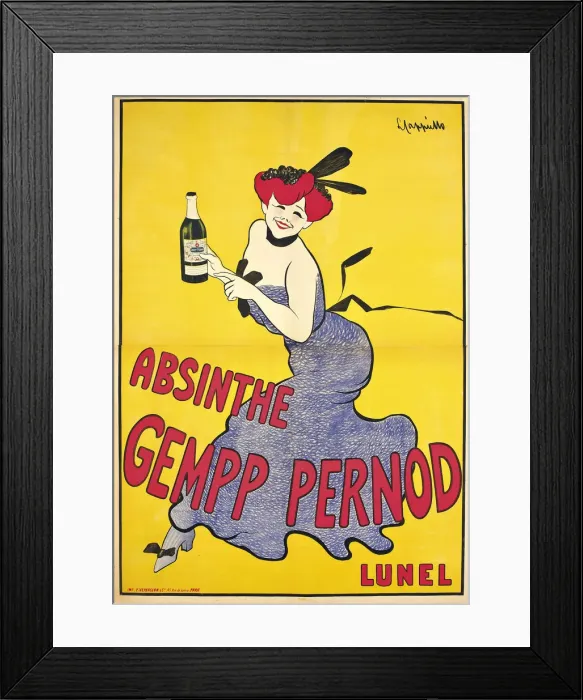 Framed Print : Absinthe Gempp Pernod, c1910 Framed Print : Absinthe Gempp Pernod, c1910