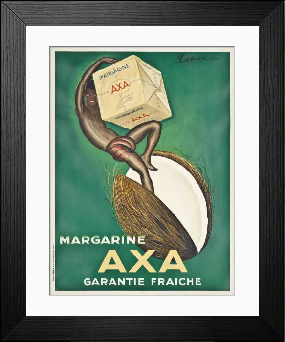 Framed Print : Axa Margarine, 1931 Framed Print : Axa Margarine, 1931