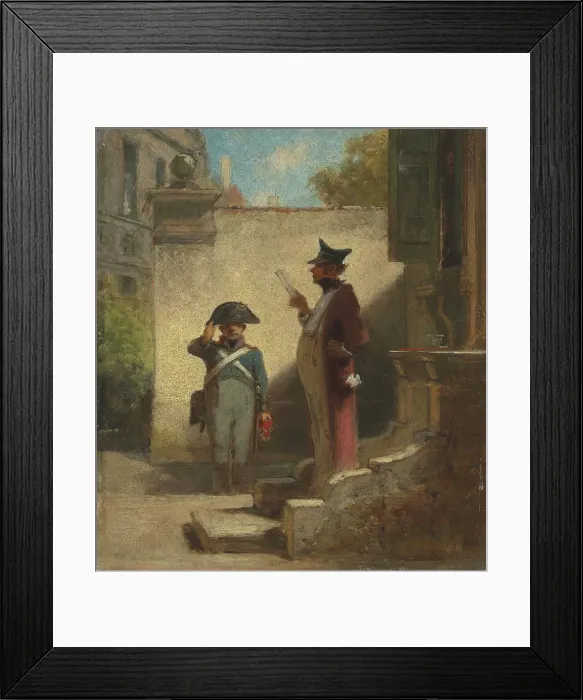 Framed Print : The commander of the place, 1848-1850 Framed Print : The commander of the place, 1848-1850