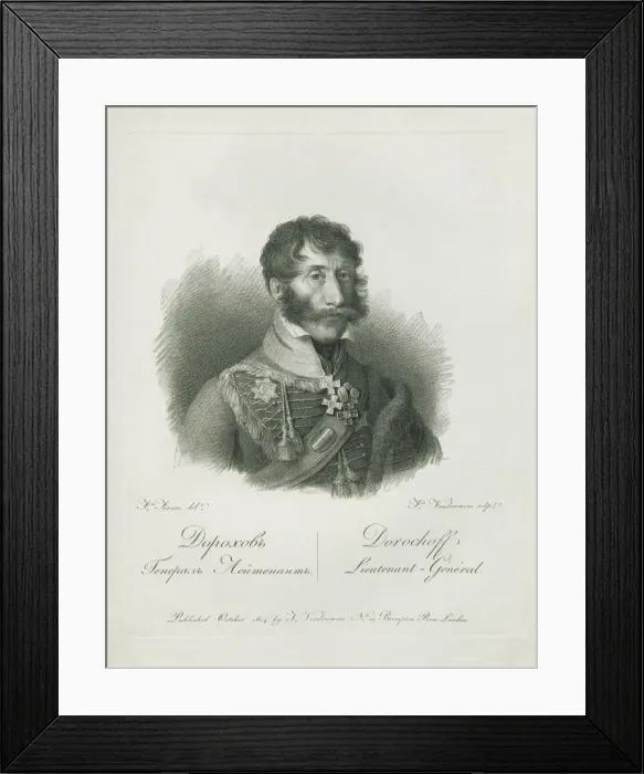Framed Print : Portrait of Ivan Semyonovich Dorokhov (1762-1815), 1813 Framed Print : Portrait of Ivan Semyonovich Dorokhov (1762-1815), 1813