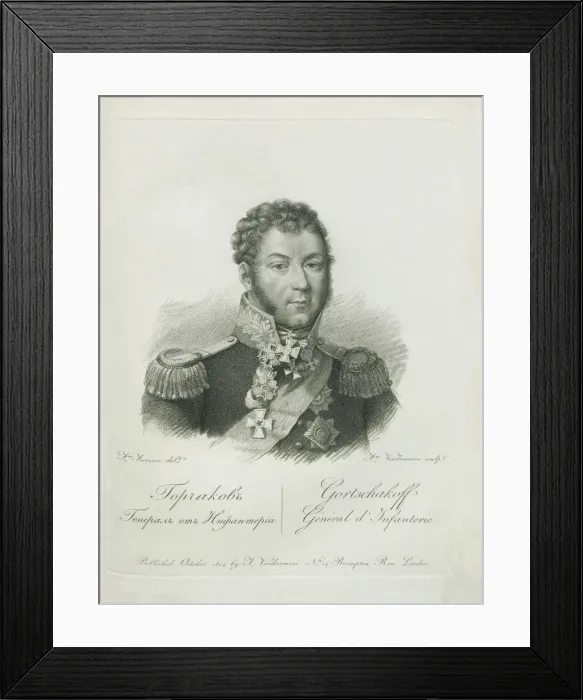 Framed Print : Prince Aleksey Ivanovich Gorchakov (1769-1817), 1813 Framed Print : Prince Aleksey Ivanovich Gorchakov (1769-1817), 1813