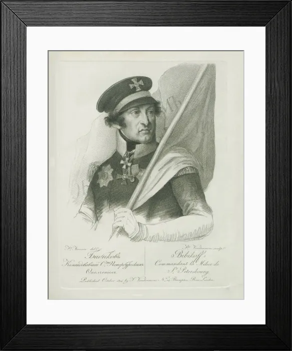 Framed Print : Portrait of Alexander Alexandrovich Bibikov (1765-1822), 1813 Framed Print : Portrait of Alexander Alexandrovich Bibikov (1765-1822), 1813