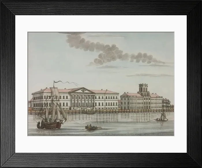 Framed Print : The Academy of Science in St. Petersburg, Between 1792 and 1820 Framed Print : The Academy of Science in St. Petersburg, Between 1792 and 1820