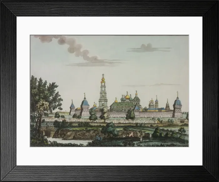 Framed Print : The Trinity Lavra of St. Sergius in Sergiyev Posad, Between 1792 and 1820 Framed Print : The Trinity Lavra of St. Sergius in Sergiyev Posad, Between 1792 and 1820