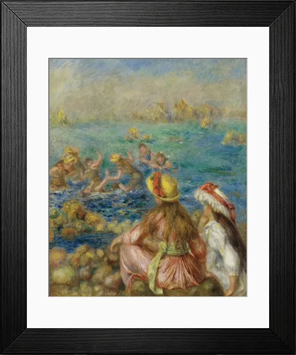 Framed Print : Bathers (Les Baigneuses), ca 1892 Framed Print : Bathers (Les Baigneuses), ca 1892