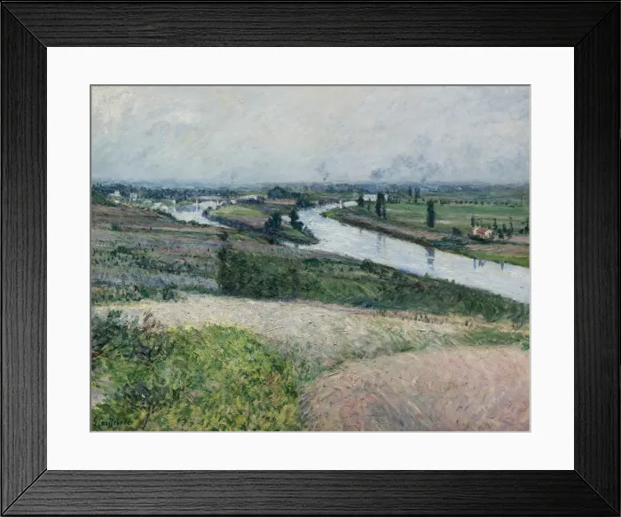 Framed Print : La Seine a la pointe d Epinay, c1888 Framed Print : La Seine a la pointe d Epinay, c1888