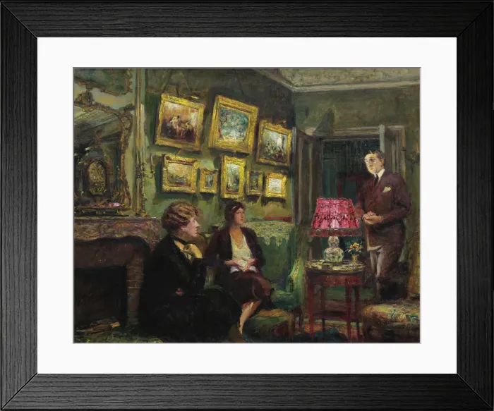 Framed Print : Mme Louise Gillou chez elle (L Accord parfait), 1932-1933
