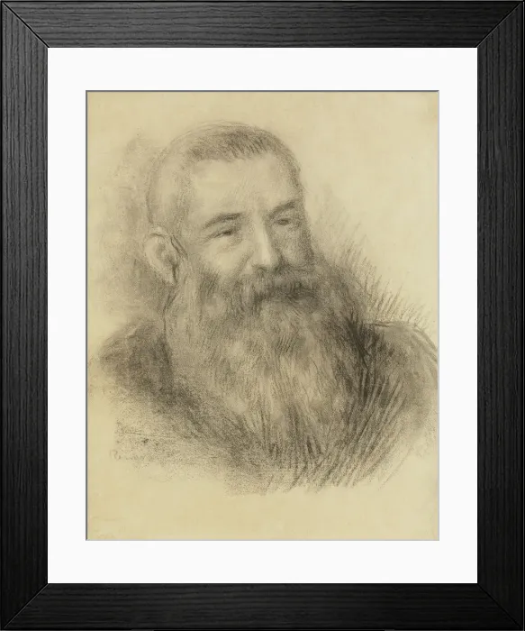 Framed Print : Portrait of Claude Monet, c1890 Framed Print : Portrait of Claude Monet, c1890