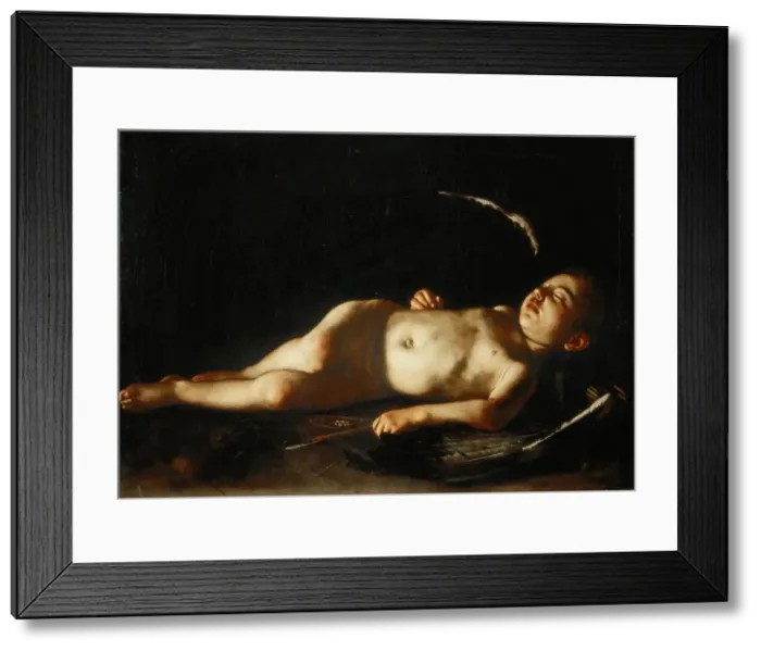 Framed Print : Sleeping Cupid, 1608 Framed Print : Sleeping Cupid, 1608