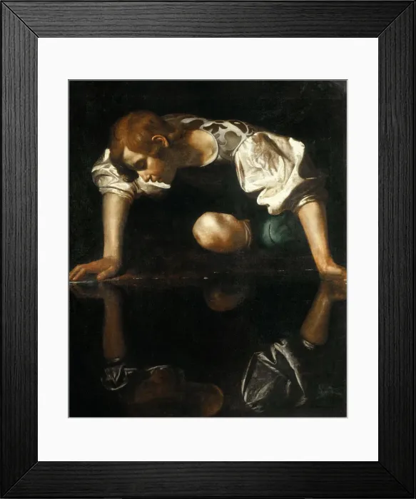 Framed Print : Narcissus, 1598-1599 Framed Print : Narcissus, 1598-1599
